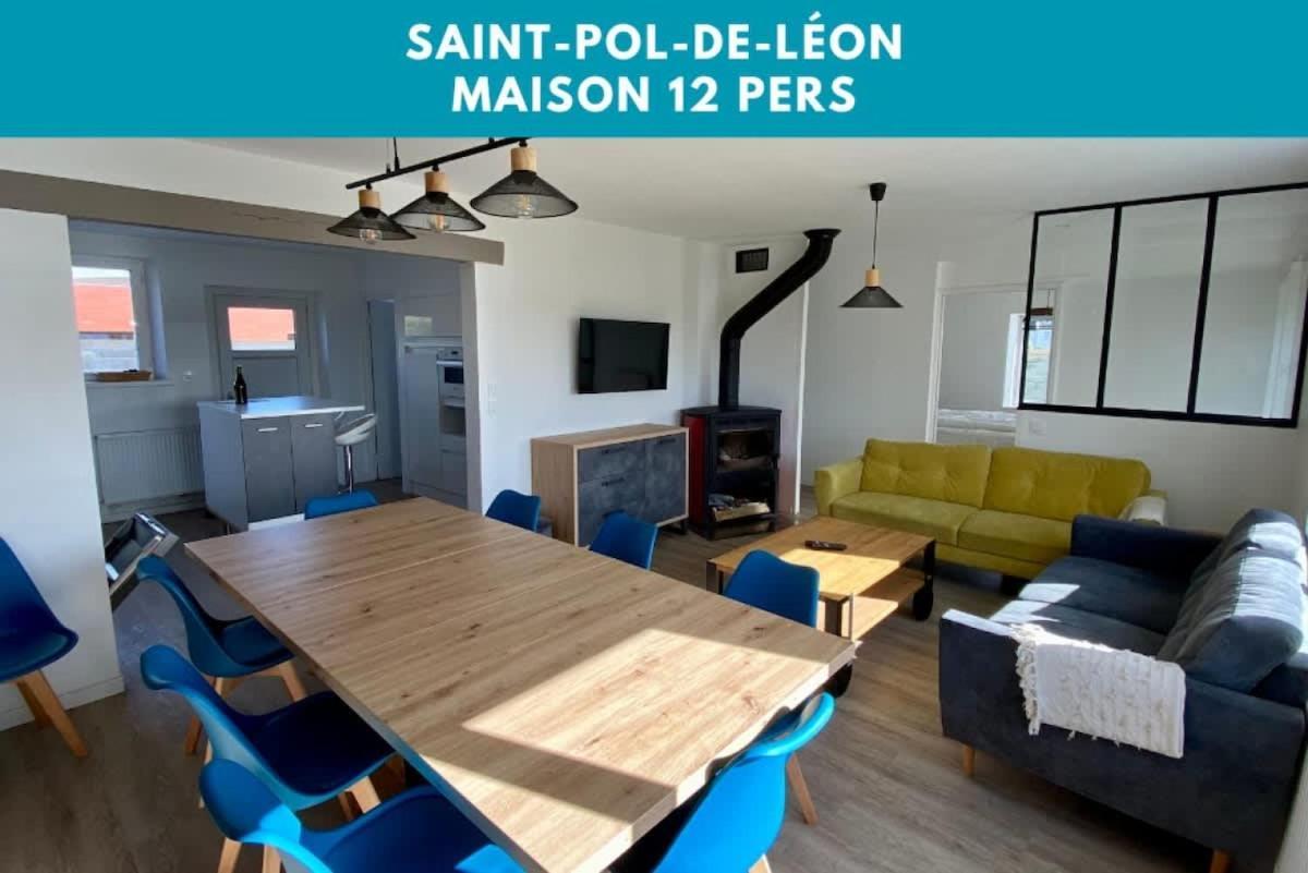 Saint-pol Maison Familiale Avec Jardin équipée à Neuf 12 Personnes Hébergement de vacances
